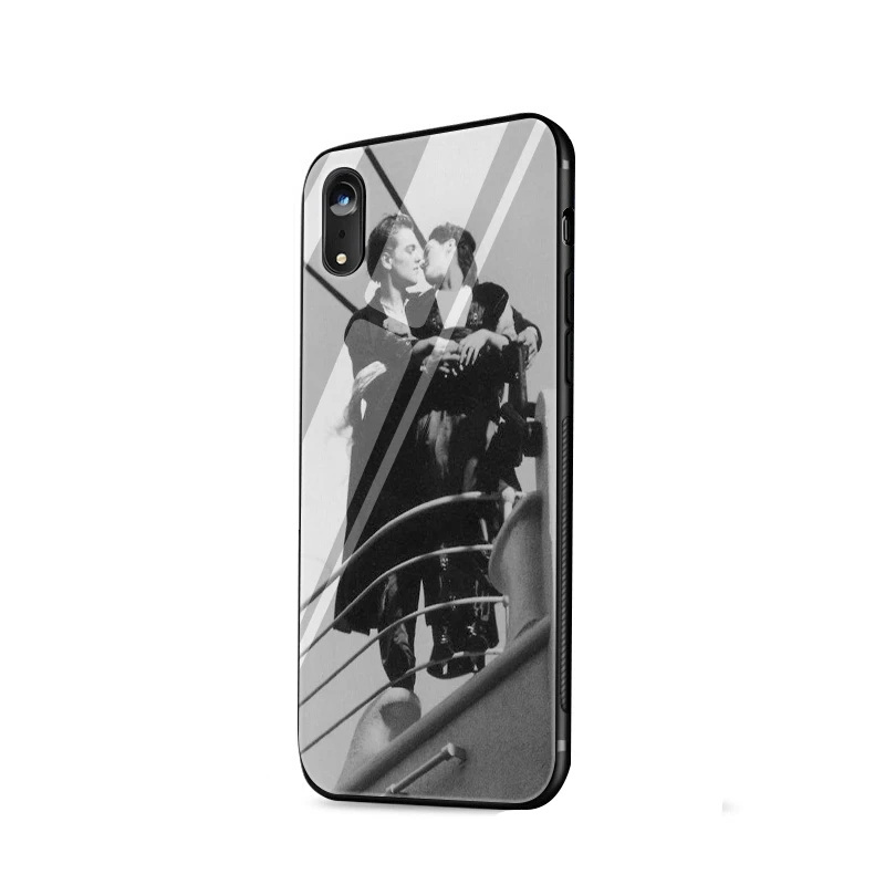 Мобильный телефон стеклянный чехол для iPhone 5 5s SE 6 6s 7 8 Plus X XS Max XR Titanic Rose Jack |