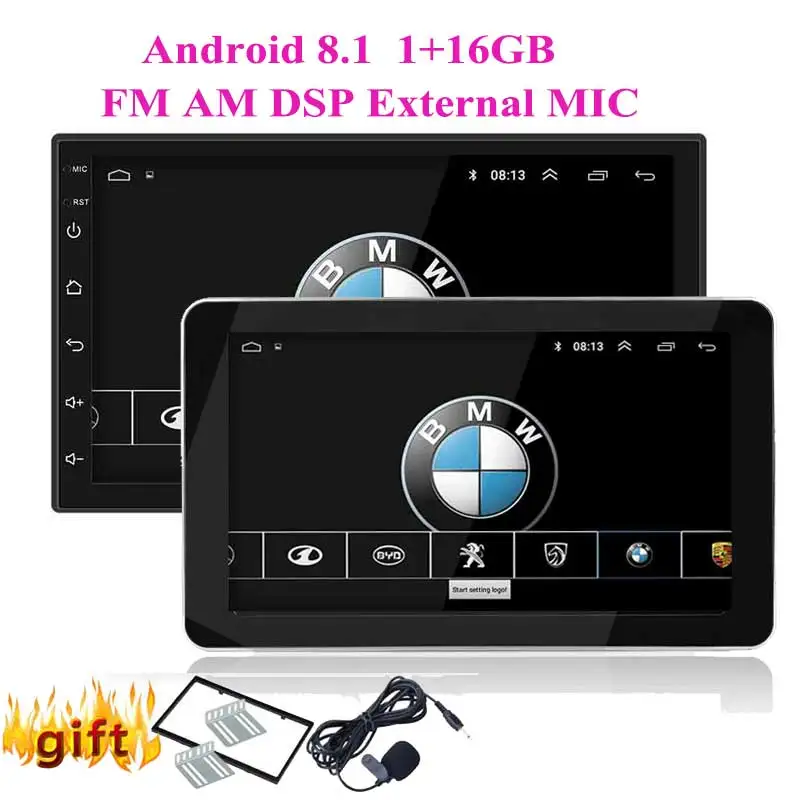 1024x600 9 ''ультра тонкий TFT lcd подголовник DVD мониторы HD видео вход радио AV монитор для автомобиля аудио Android DVD плеер задняя камера - Цвет: android monitor