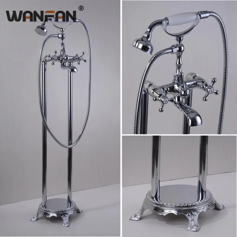 Смесители для душа Душевая система смесители хромированные напольные ванны