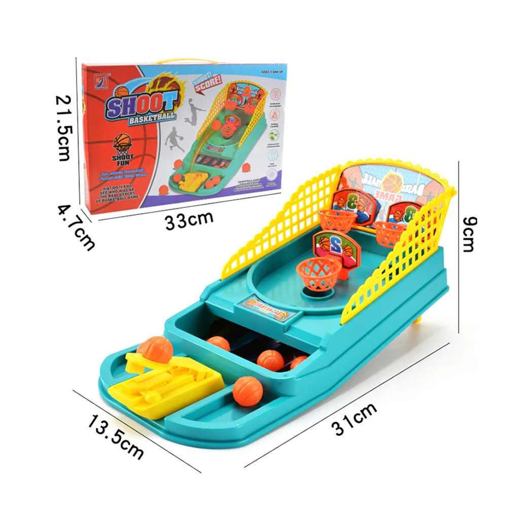 Мини настольная игра в баскетбол настольный штатив который стреляет шариками