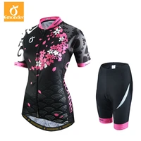 2021 womens cycling jersey set summer ladies cycling clothing girls bicycle shorts bike clothes mtb pants suit sport wear
