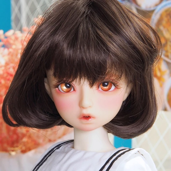 Полный комплект высшее качество 1/4 bjd женская кукла девочка Мако модные короткие
