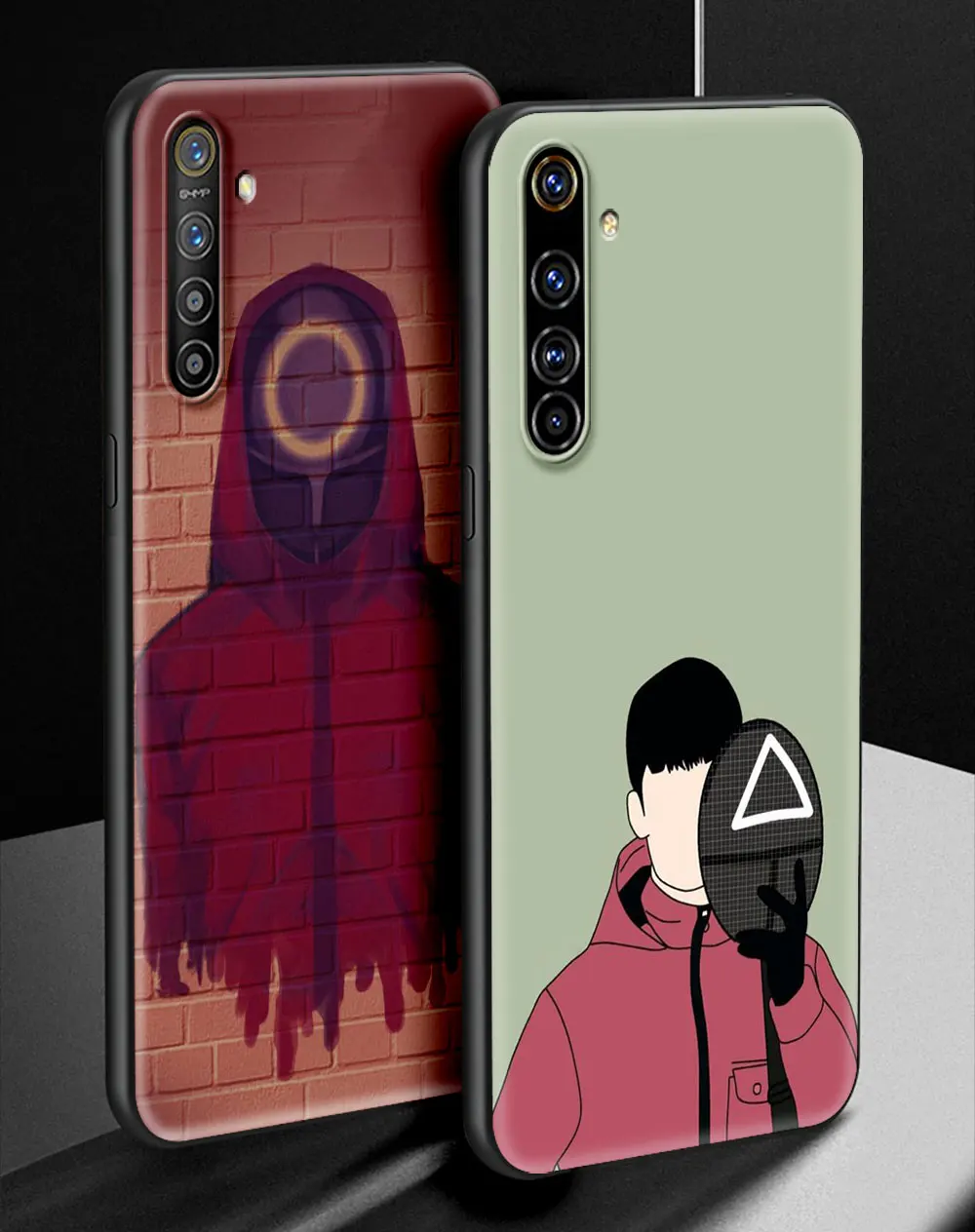 squid game tv show shockproof case for realme c3 8 pro bag fundas silicone soft tpu back cover for realme 6 7 pro c21 shell bag free global shipping