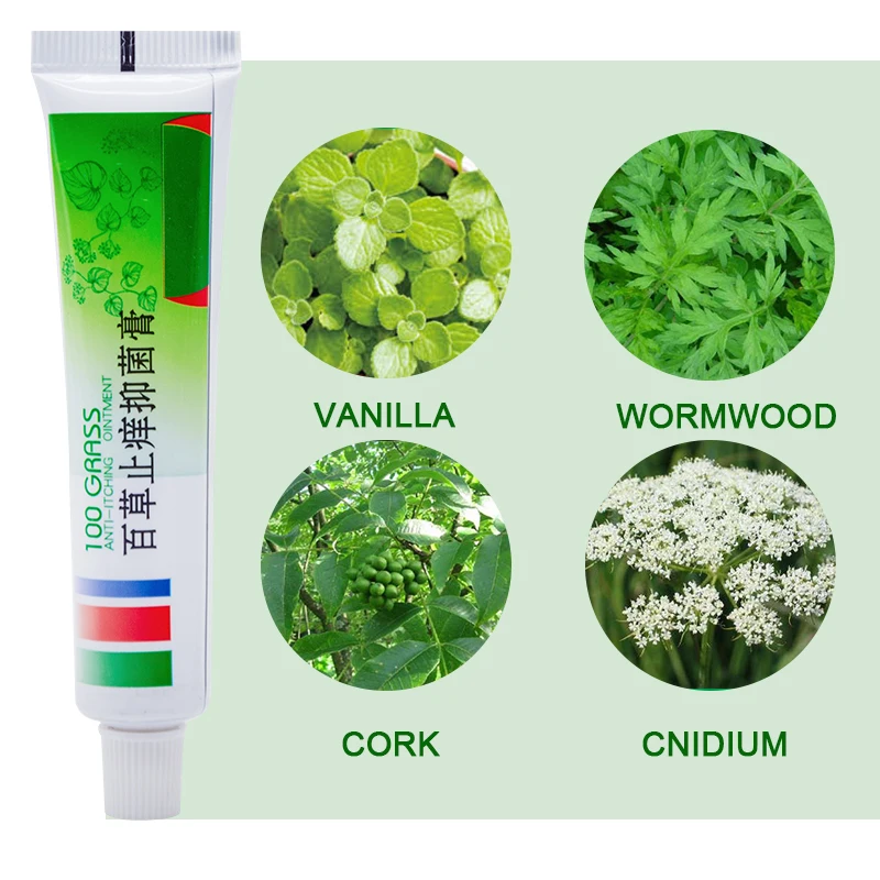Sumifun Eczema Psoriasis Herbal Cream Pain Relieving Dermatitis Ointment Inhibition of Bacteria Fungi Balm P1051 | Красота и здоровье