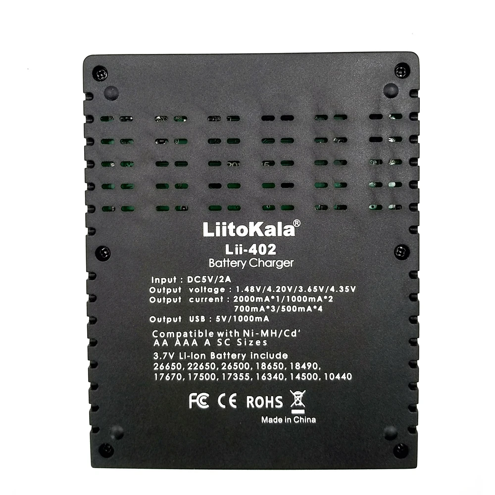 Умное зарядное устройство Liitokala литиевое 18650 1 2 В 3 7 в 85 AA/AAA 26650 10440 14500 16340 25500