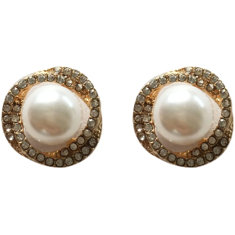 

Bilandi S925 needle Fashion Jewelry Simulated Pearl Earrings Hot Selling Geometric High Quality Crystal Stud Earrings For Girl