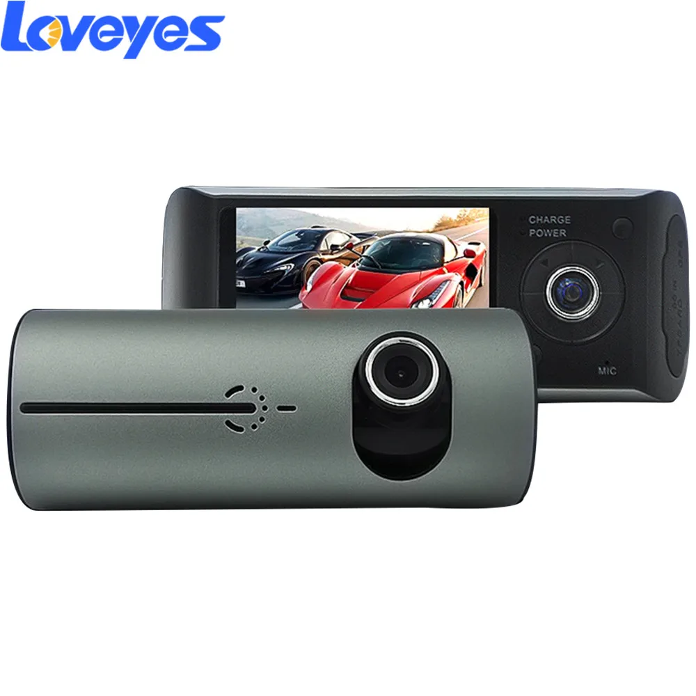 2 7 дюймовая Автомобильная камера Full HD рекордер CarLog GPS трек Передняя Задняя