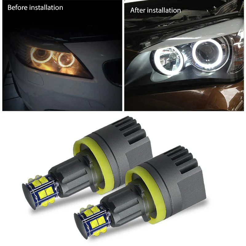 Лампы светодиодные глаза ангела 12 светодиодный одов 120 вт в 2 шт.|Аксессуары для