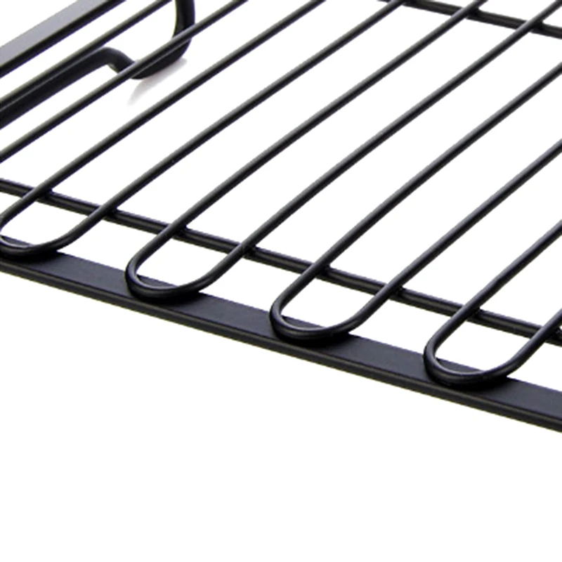

Wrought Iron Storage Rack Multi-Storey Sundries Storage Shelf for Kitchen Bathroom Bedroom Balcony