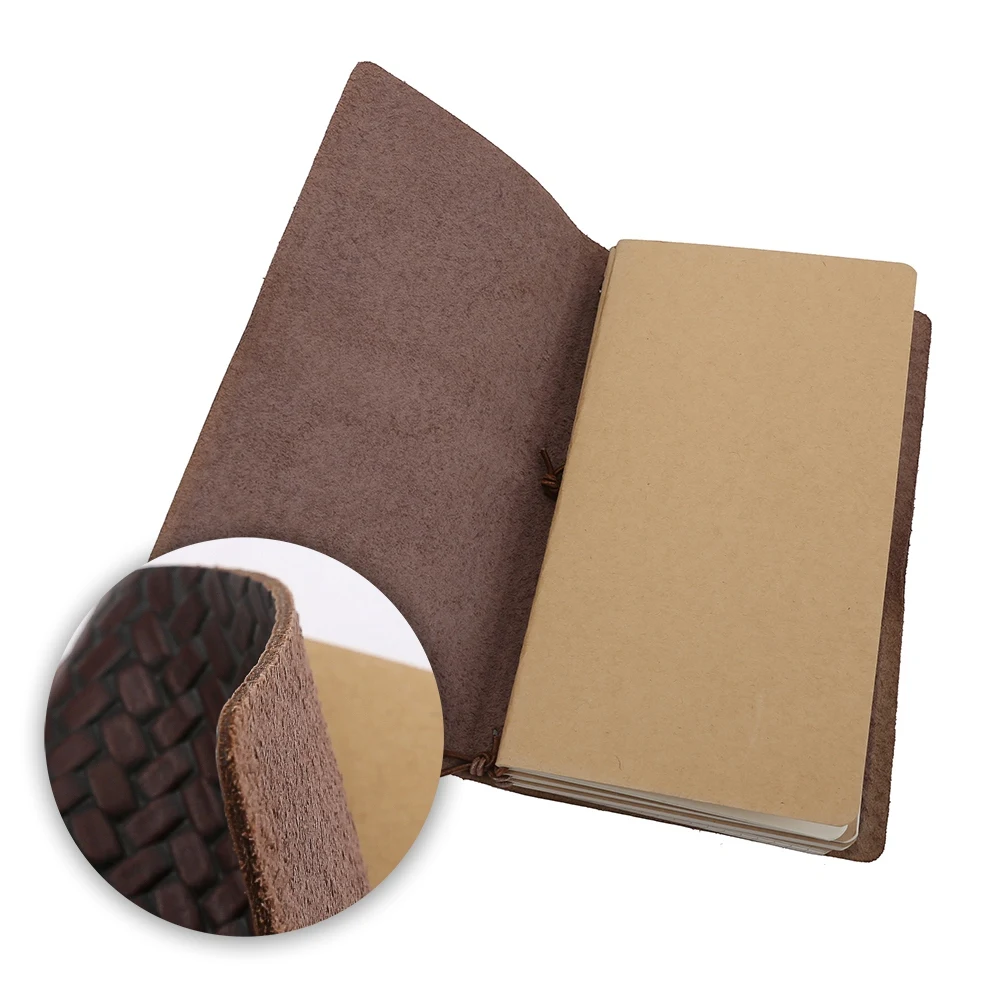 Дорожный блокнот 2019 дневник винтажный из коровьей кожи книга для записей