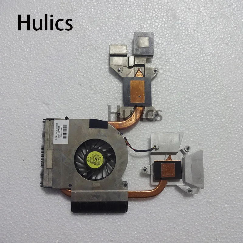 Охлаждающий вентилятор для ноутбука Hulics, кулер для процессора HP DV8 DV8T, DV8-1000, радиатор 580922-001