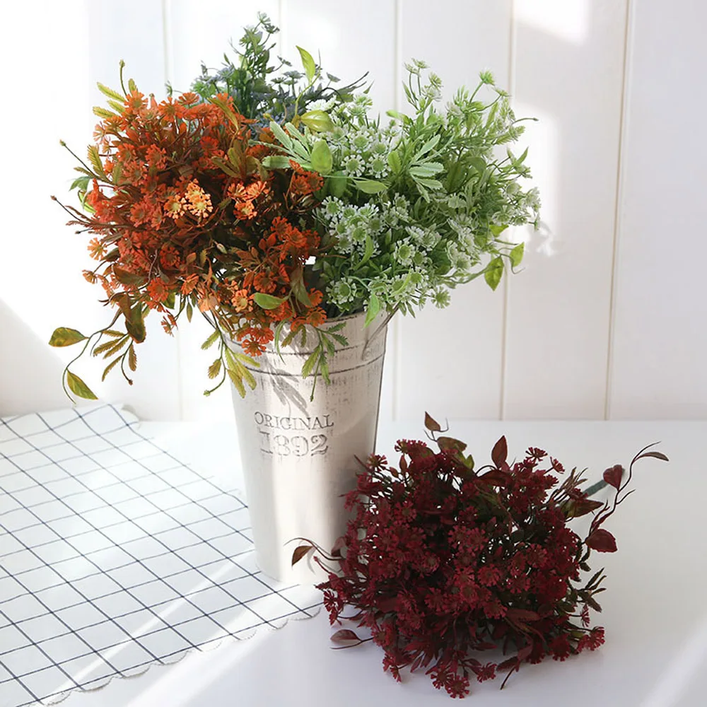 10 вилок искусственные шелковые листья ивы зеленые растения Весенние Свадебные