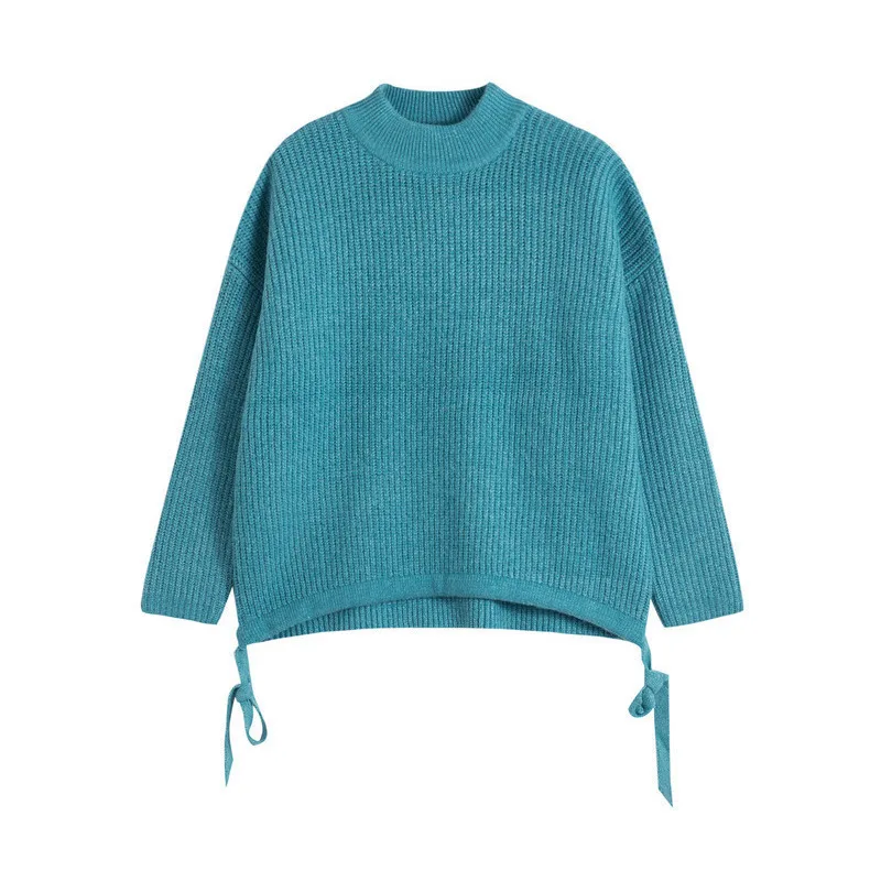 INMAN зима 2019 Новое поступление трикотажный Женский пуловер с рукавом-крылышком и