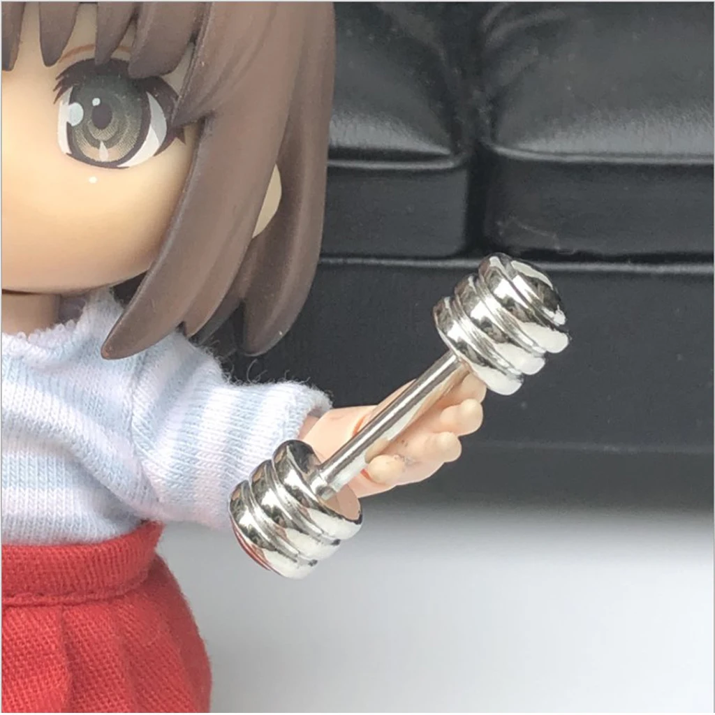 

1:12 Miniature Dumbbell Simulation Model Room Furniture Supplies