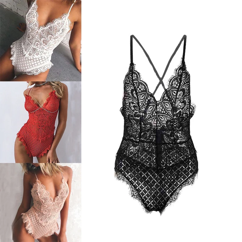 Модные сексуальные забавные подтяжки кружевной комбинезон с прострочкой