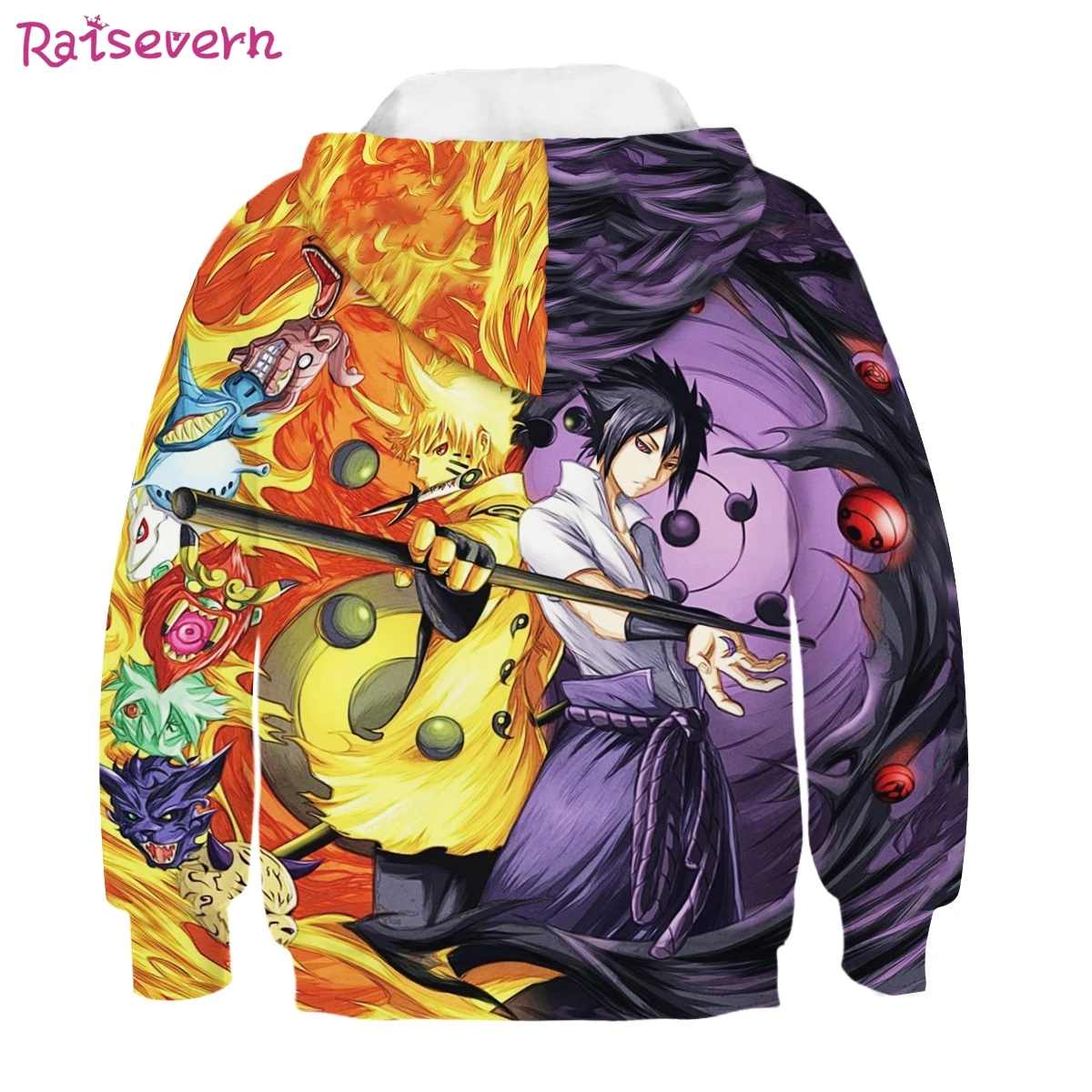 Детские толстовки с капюшоном 3D принтом аниме райзерн пальто в стиле унисекс