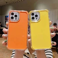 phone case protective color tpu super fall proof three in one scratch proof case for iphone 11 12 pro max 6 7 inch