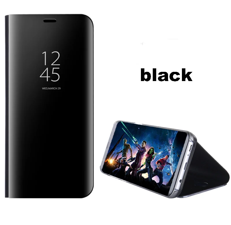 Умный зеркальный флип чехол для телефона samsung Galaxy S10E S9 S8 S10 плюс S7 край пленка
