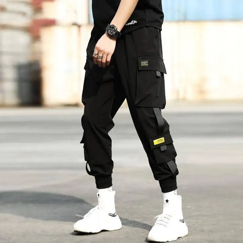

Fashion Cargo Pants Men Streetwear Cotton Jogger Pants Funny Men Casual Slim Sweatpants Men Autumn High Street Japan Pants Male