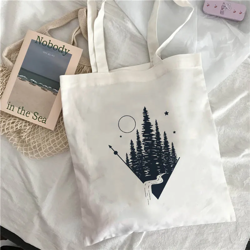 

Women travel Canvas Tote Graphic Female Canvas Shoulder Bag Harajuku sac shopping Reusable Eco Fashion Female Tote Shopper Bag