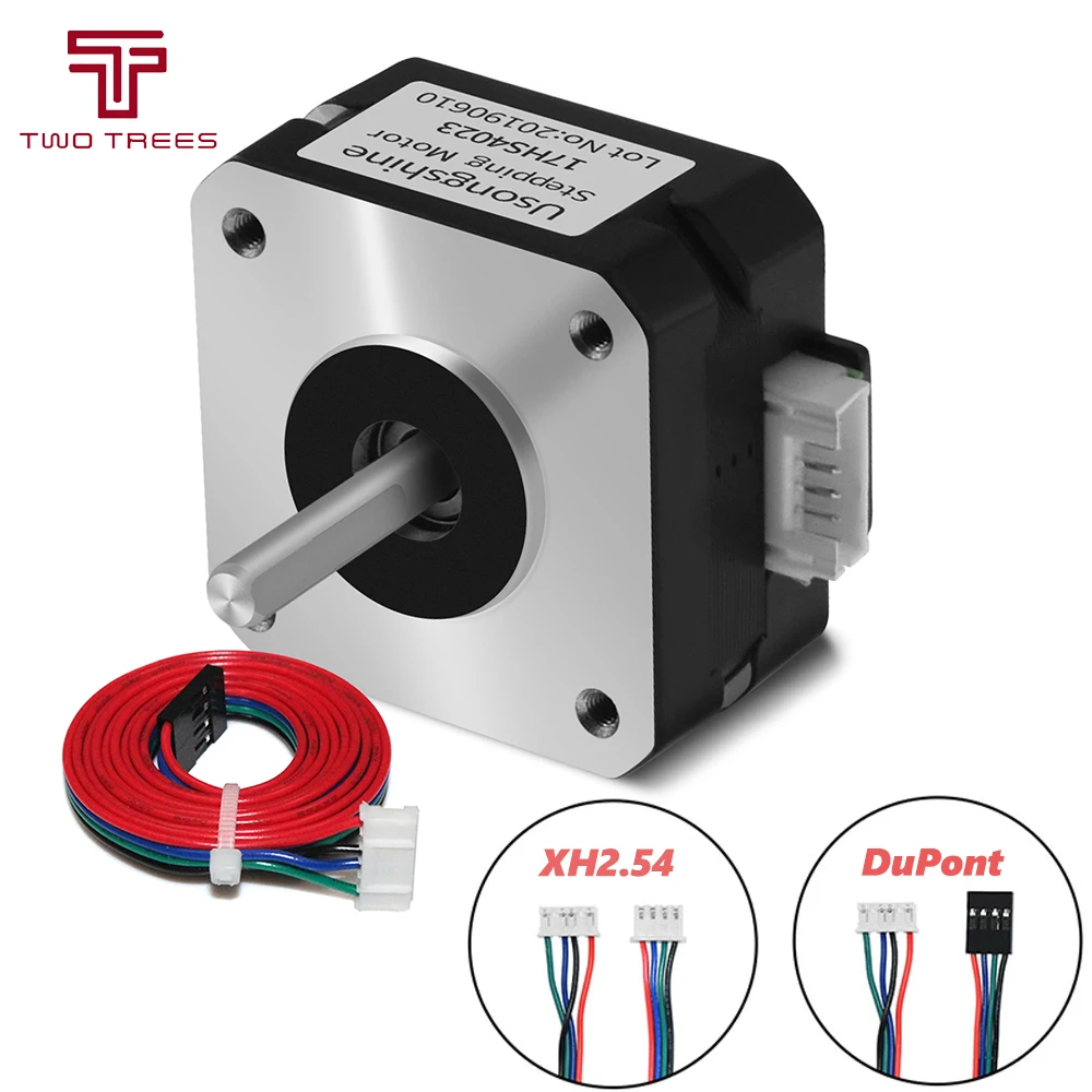 5 шт. Usongshine 17HS4023 Nema17 для титанового экструдера 4-Lead Nema 17 42 Motor 3D принтера |