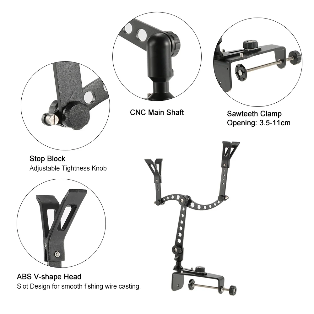 Горячее предложение Новый алюминиевый сплав треугольная Удочка штатив