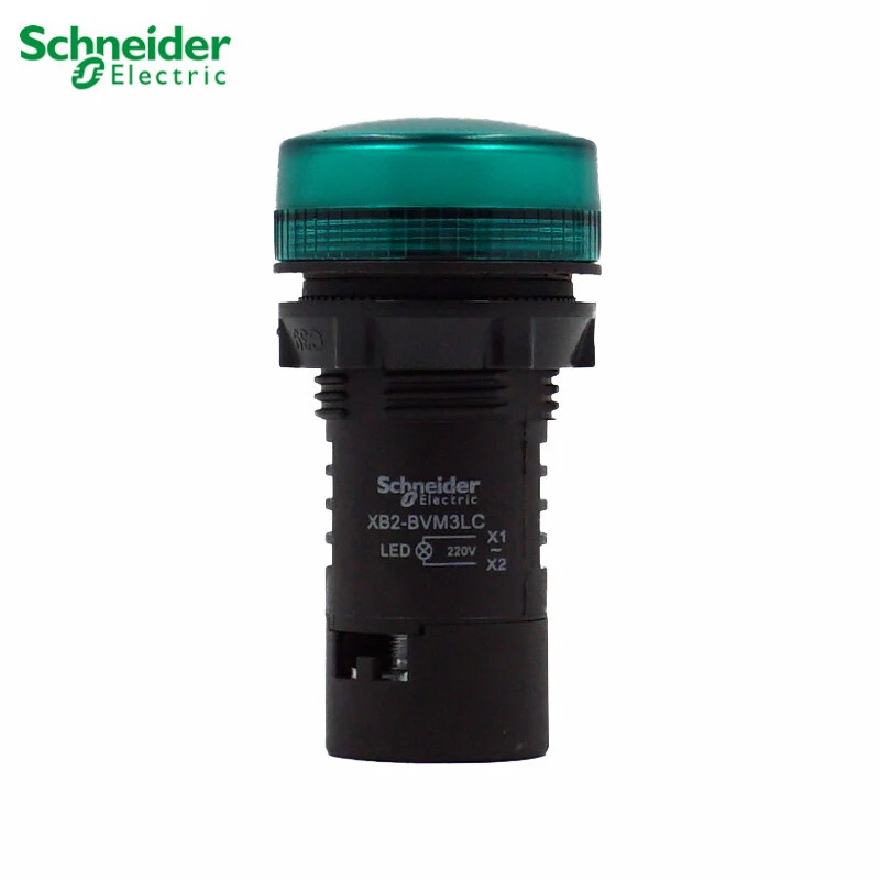 Schneider Electric XB2BVM4LC 220VAC светодиодный индикатор сигнала 3LC 1LC 5LC 6LC красный зеленый
