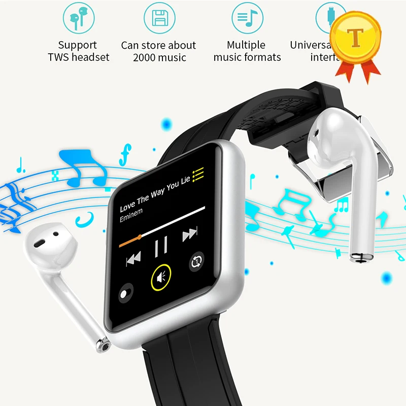 Лидер продаж 2020 Смарт-часы с функцией измерения кровяного давления и кислорода