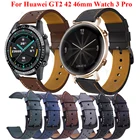 Ремешок из натуральной кожи для Huawei Watch GT2 GT 2 42 46 мм, сменный умный Браслет для наручных часов 3 Pro Honor Magic 2, 20 22 мм