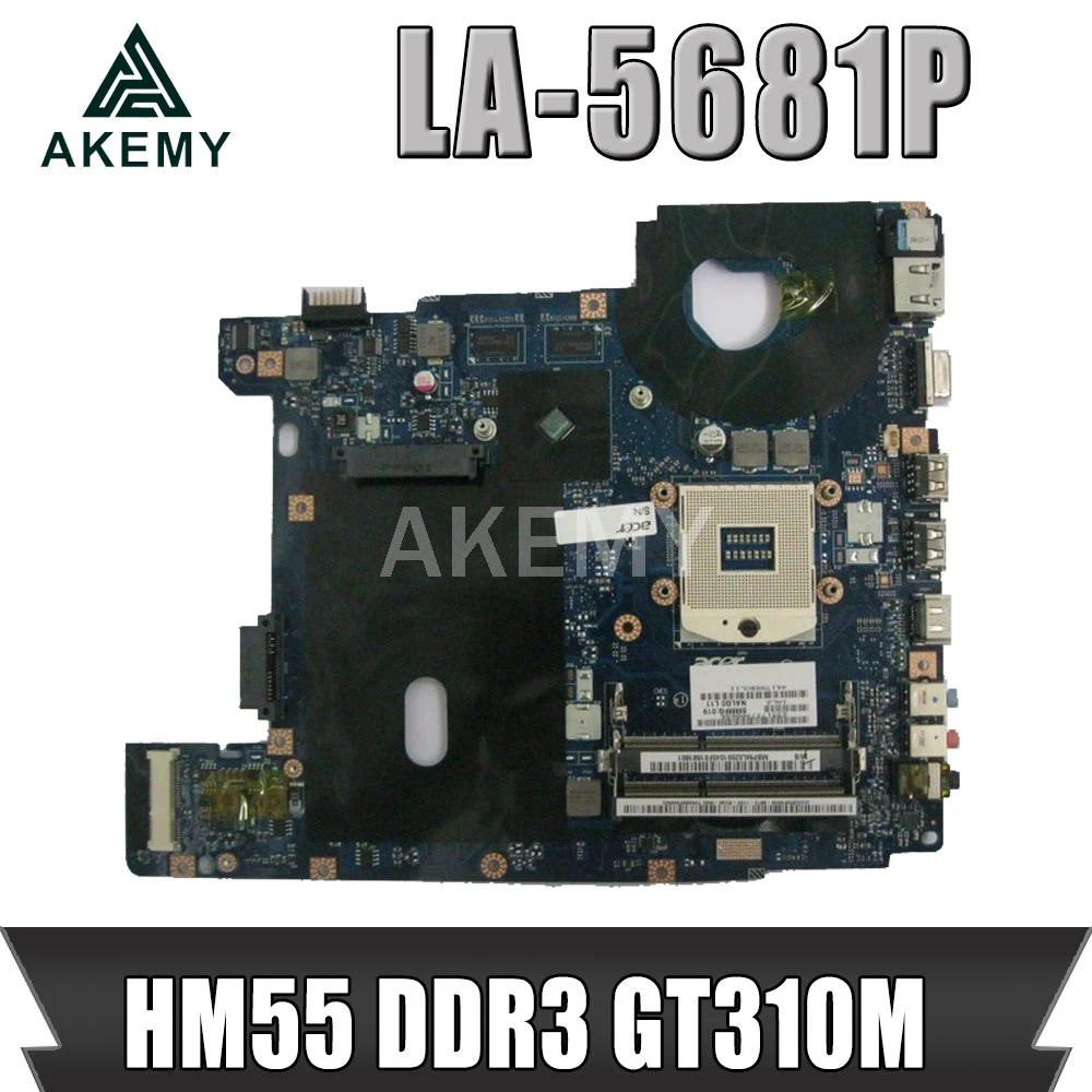Akemy MBPML02001 MB.PML02.001 для Acer aspire 4740 4740G материнская плата ноутбука NALG0 LA 5681P HM55 DDR3