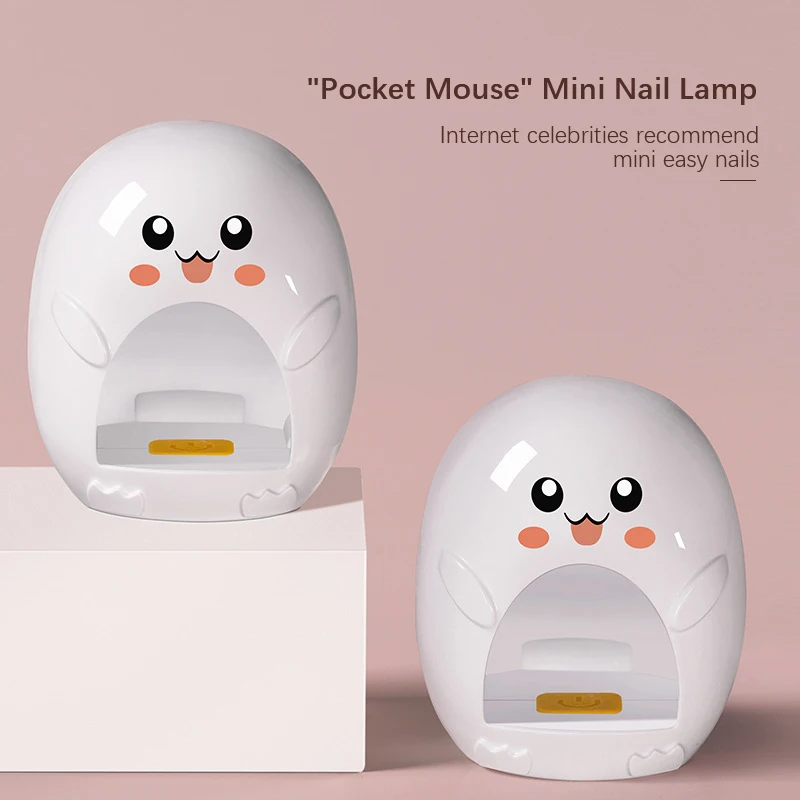 

5W Mini Nail Art Lamp Portable USB Power Single Finger Nail Lamp Household Quick-drying Phototherapy Machine Roasted Nail Lamp