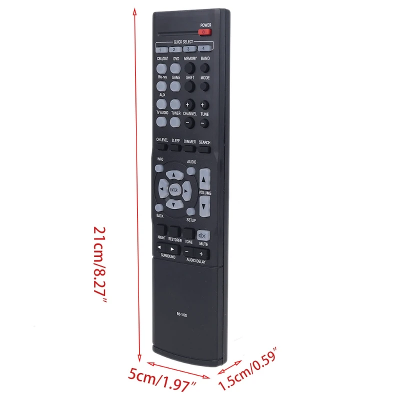 

RC1170 Remote Control for denon- AV Receiver AVR-1513 DHT-1513BA AVR-X500 G2AC