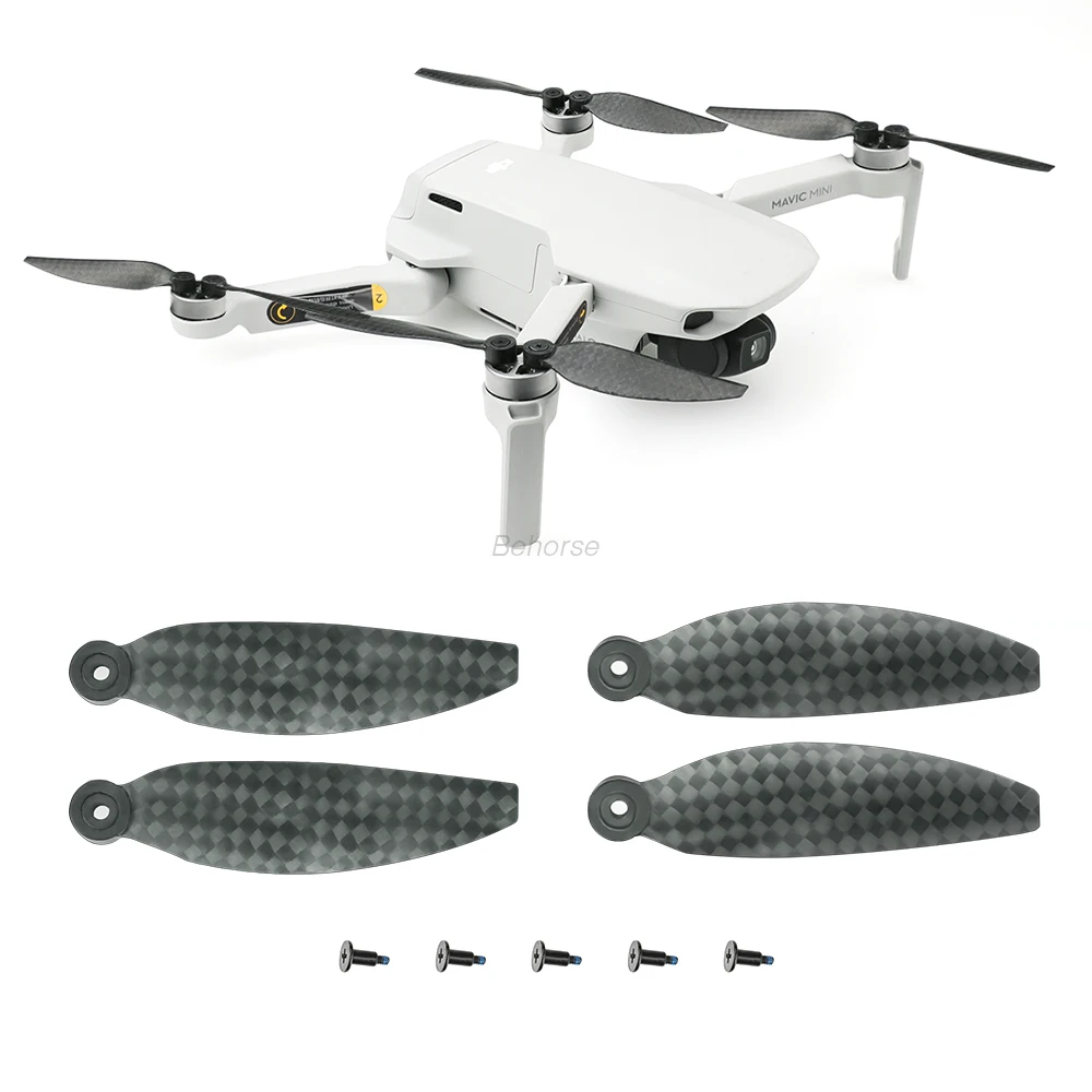 Пропеллеры из углеродного волокна для Mavic Mini твердые и прочные легкие пропеллеры