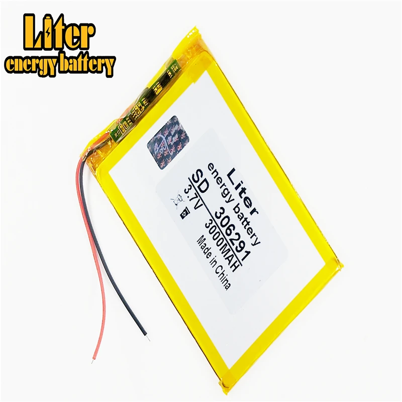 306291 3.7V 3000mah Lithium Tablet polymer battery With Protection Board For GPS PC Digital Products | Компьютеры и офис