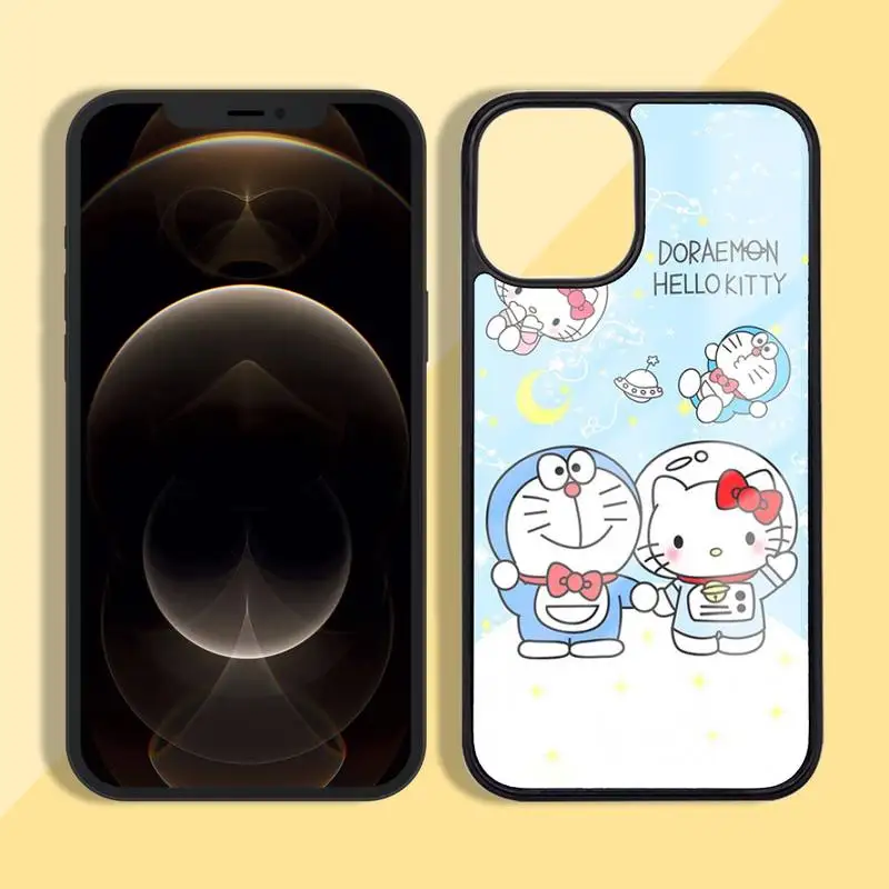 

Cute Cartoon Doraemon Phone Case Silicone TPU+PC For iPhone 11 12 mini Pro MAX 5 6 7 8 Plus Samsung Note20 10 Plus S7 8