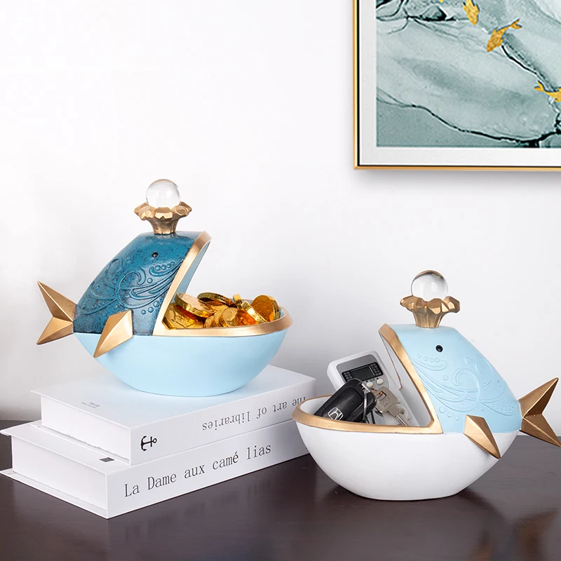 

CREATIVE NORDIC GATEWAY KEY COLLECTION HOME DOOR SHOES CABINET LIVING ROOM WHALE TEA TABLE CREATIVE SIMPLE STORAGE BOX CRAFTS