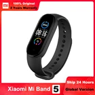 Смарт-браслет Xiaomi Mi Band 5, спортивный водонепроницаемый фитнес трекер с AMOLED экраном, 4 цвета, Bluetooth