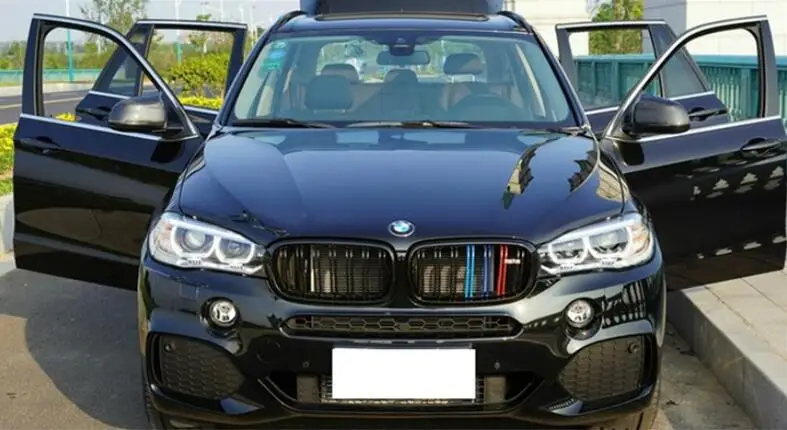 Высокое качество автомобиля ABS сетка решетка отделка Гонки Грили Подходит для BMW