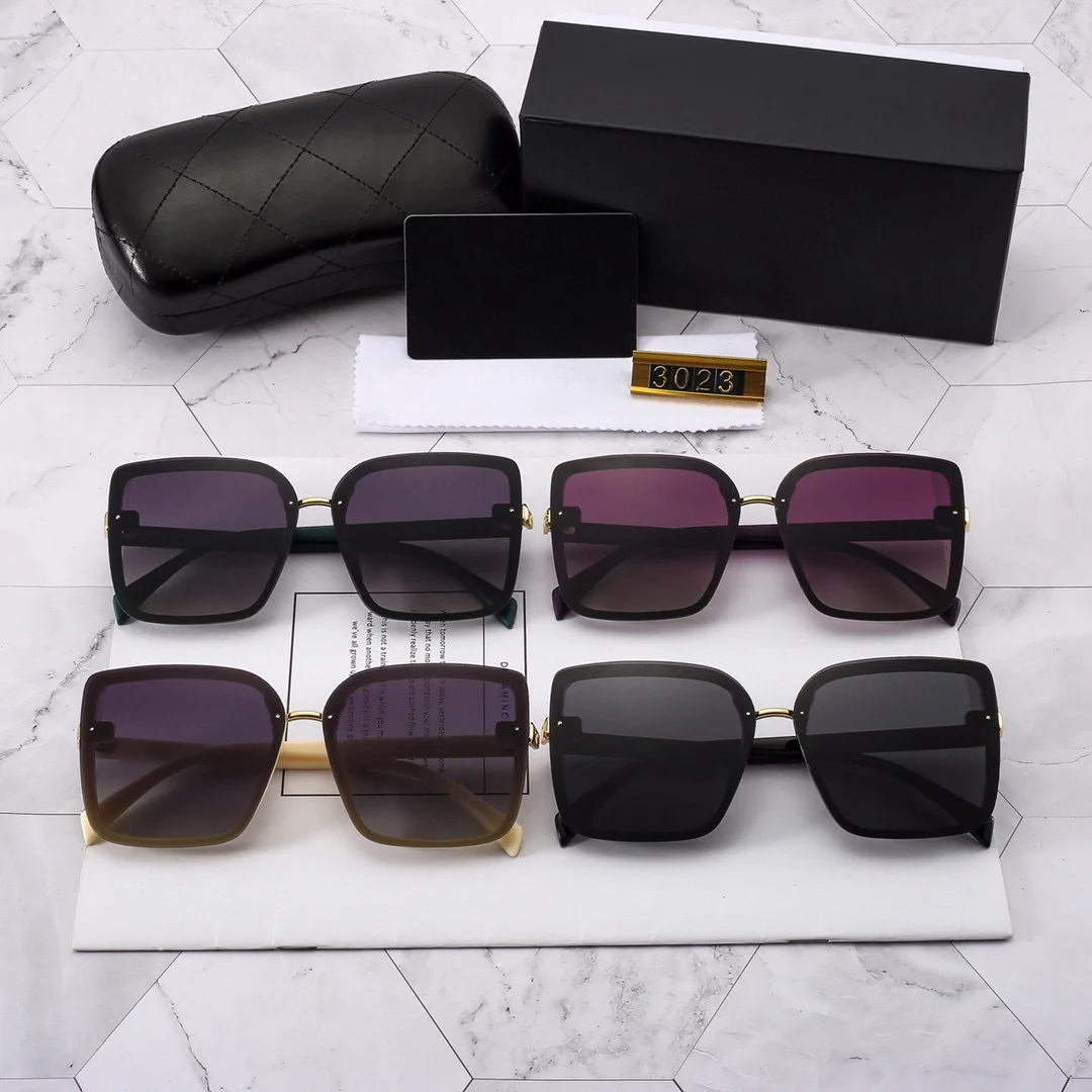 

Designer Original Brand Polarized Sunglasses Fashion Oversize Frame Vintage Shades Sun Glasses Women Men Outdoor Travel Eyewear