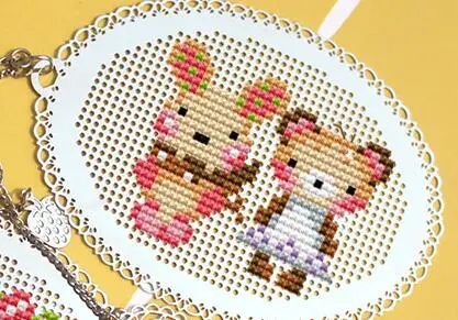TT Girls DIY ремесло Стич вышивки крестом металлическая Закладка серебро Золотой Рукоделие Вышивка ремесла счетный крест-строчка Kit-6TH - Цвет: Сливовый