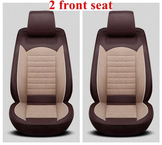 2 front no pillow Передняя+ задняя крышка автомобильного сиденья для Volkswagen Passat b5 b6 b7 b8 golf 4 golf 5 golf 6 golf 7 tiguan Polo tiguan touareg Dacia duster - Название цвета: 2 front no pillow