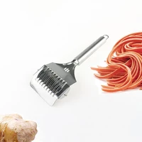 stainless steel manual spaghetti maker noodle cutter tools non slip handle section shallot cutter kitchen pressing machine