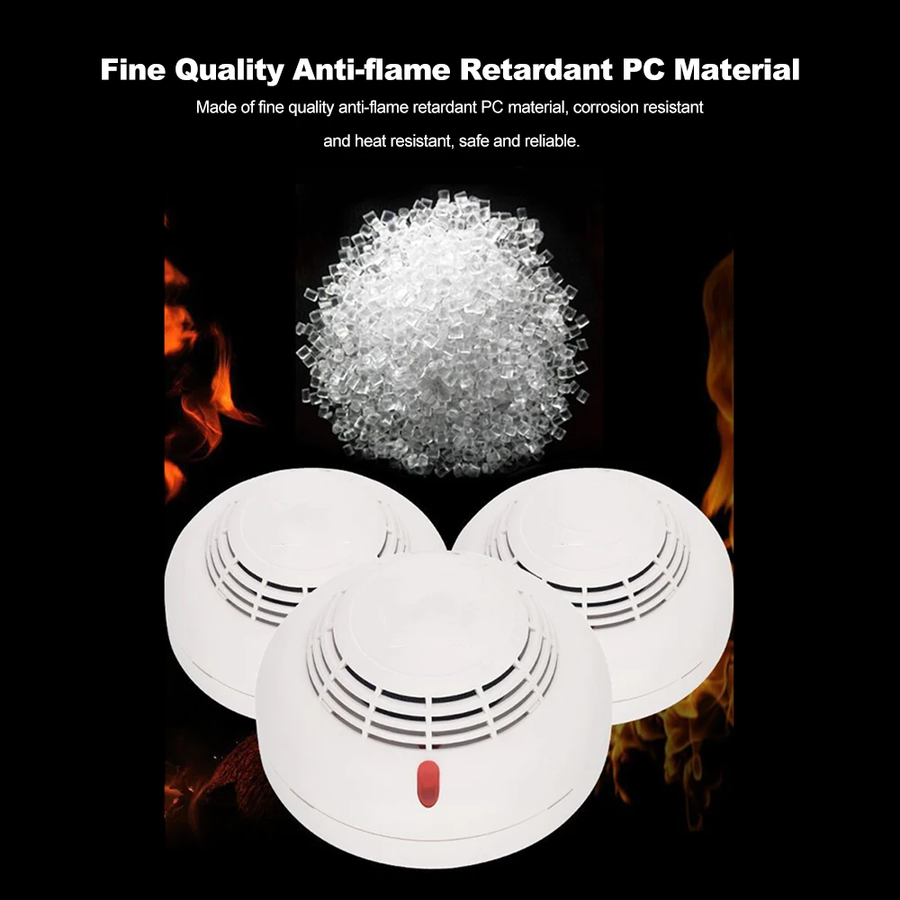 Детектор дыма без проводов 433 МГц интеллектуальный датчик Пожарной Сигнализации