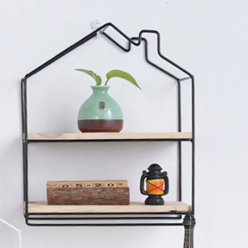 

Nordic Simple Modern Home Wall Decoration Sundries Storage Shelf House Wall Hanging Rack