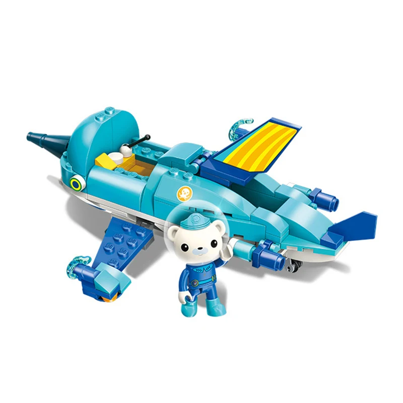 3702 Octonauts Собранный автомобиль фигурка игрушки Barnacels Kwazii песо Пингвин Dashi Inkling модель игрушки для детей подарок - Цвет: 3702