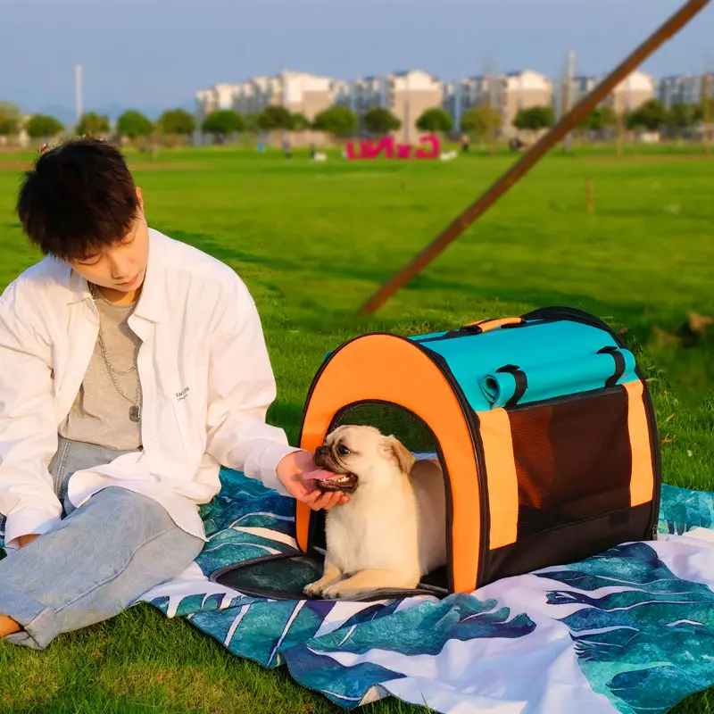 Переноска для собак домашних животных кошек рюкзак сумка переносная пикника