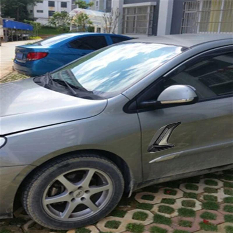 2 шт. ABS Пластик автомобильные наклейки на боковую часть как вентиляция крыло