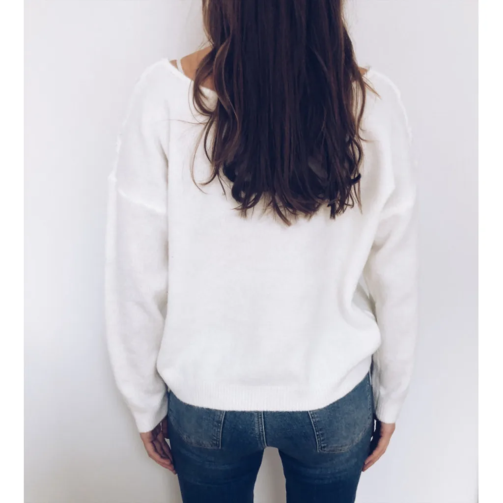 

New Hoodie Women Fashion Winter Long Sleeve V Neck Lace Slim Pullover Loose Tops sudaderas fashion hoodies