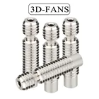 TC4 горло из титанового сплава E3D M6 M6 горло для хотенда Тепловой разрыв для 1,75 мм полностью металлический