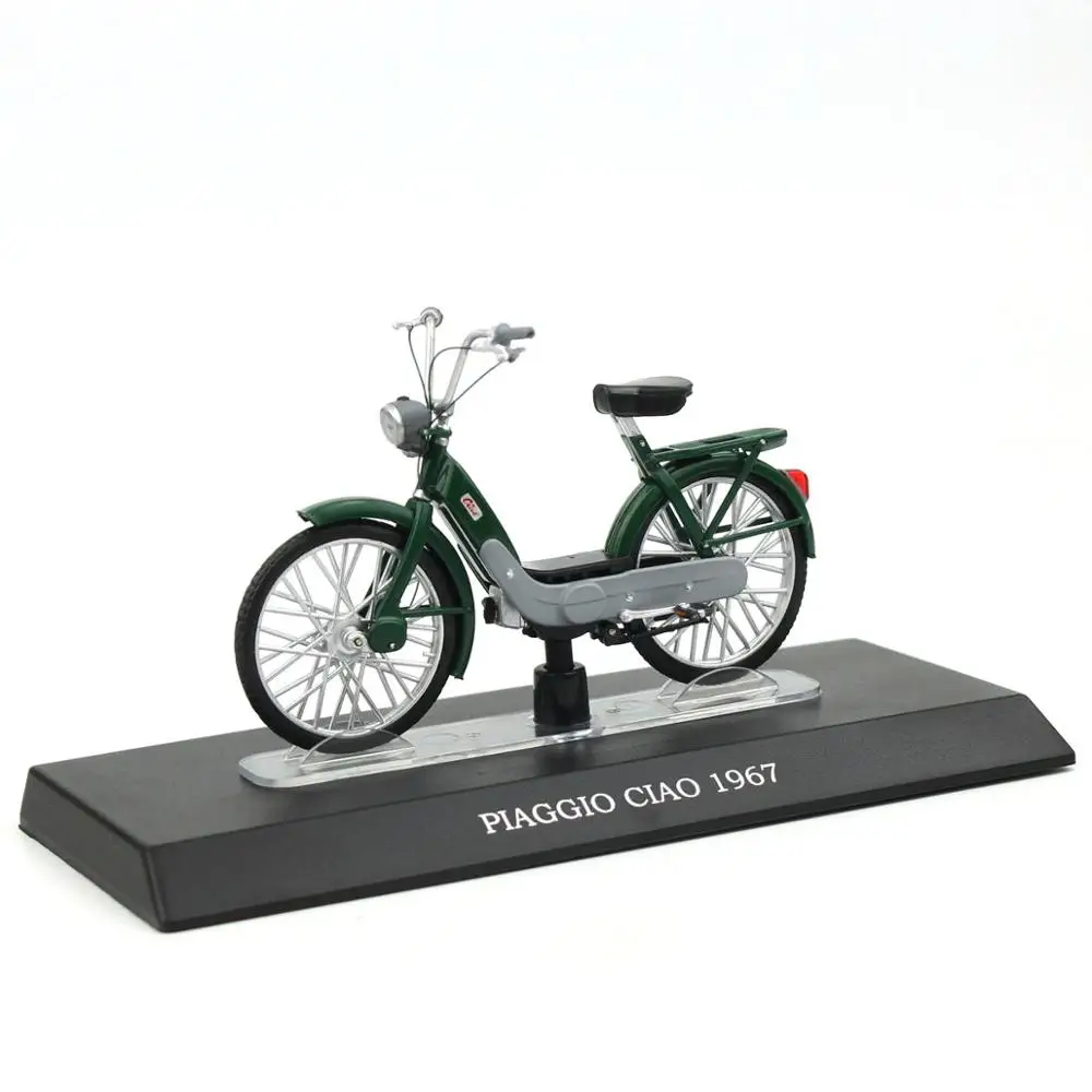 1/18 Piaggio Ciao 1967 электровелосипед Moto Guzzi легированная Модель игрушечных автомобилей Gilera Trend коллекция велосипедов игрушки автомобиль